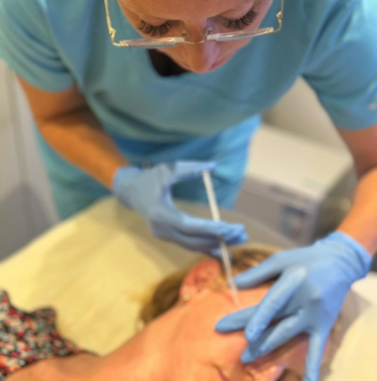 LED light therapy facial treatment at Bespoke Skin