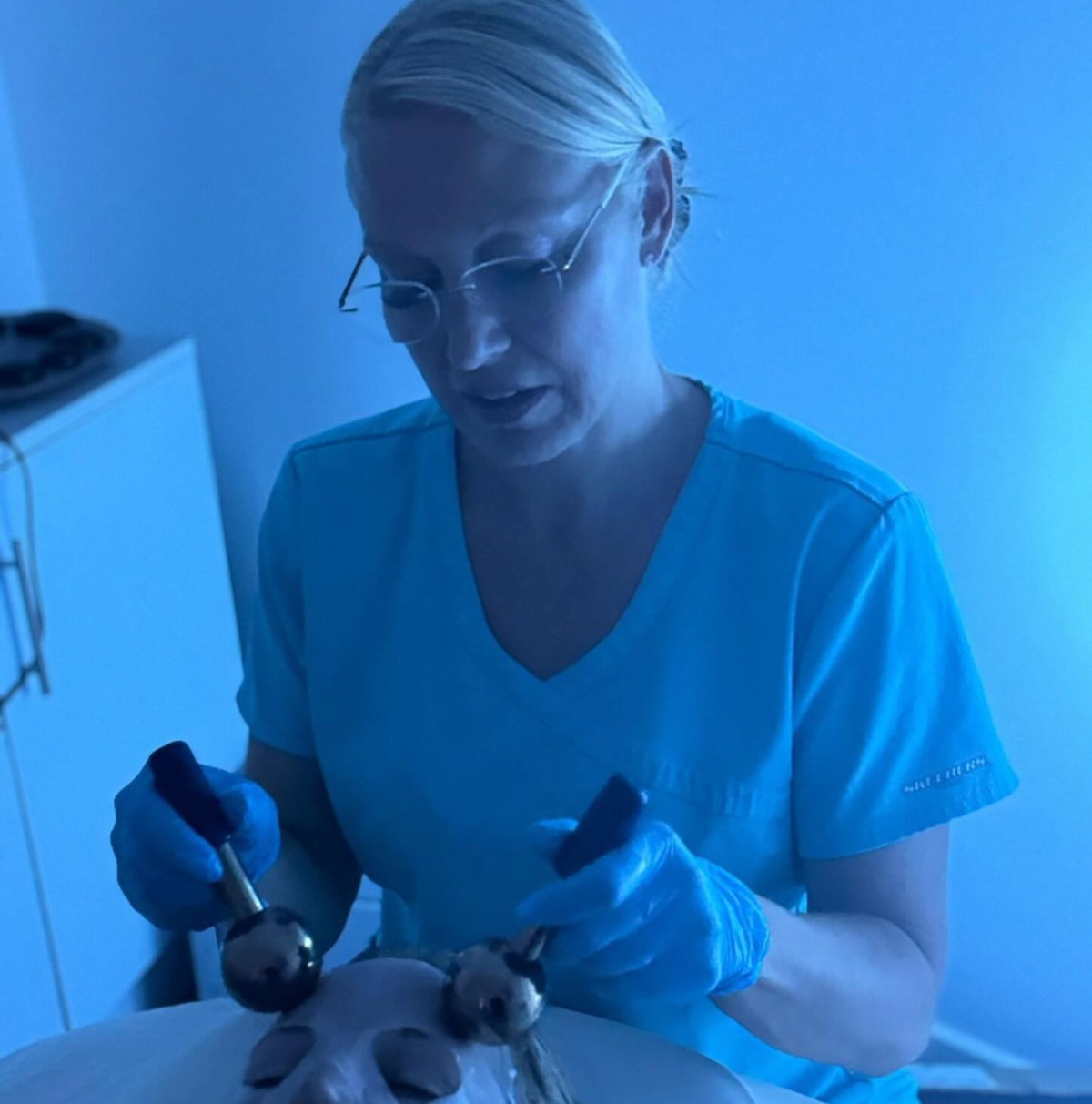 Precision skin treatment using a fine cannula